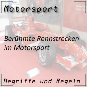 berühmte Rennstrecken im Motorsport