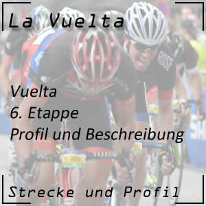 6. Etappe der Vuelta