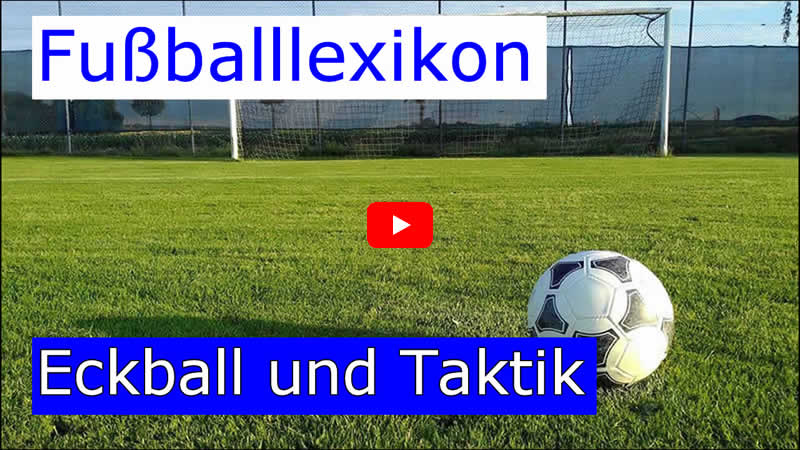 Video über den Eckball im Fußballspiel